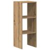 Stackable Bookshelf Artisan Oak 30 X 30 X 80 Cm Engineered Wood