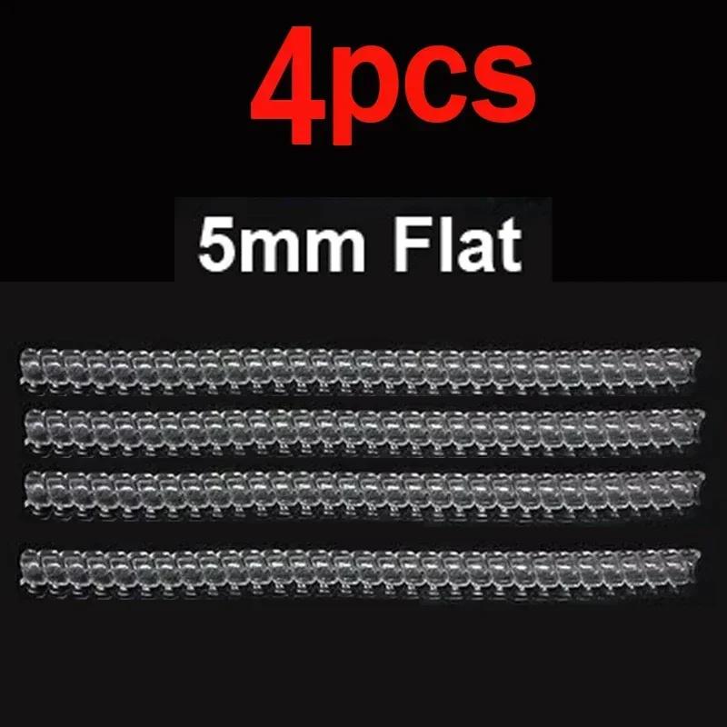 4pcs Ring Size Reducer Tools Spiral Spring Based Rings Adjust Invisible Transparent Tightener Resizing Tool Jewelry Guard