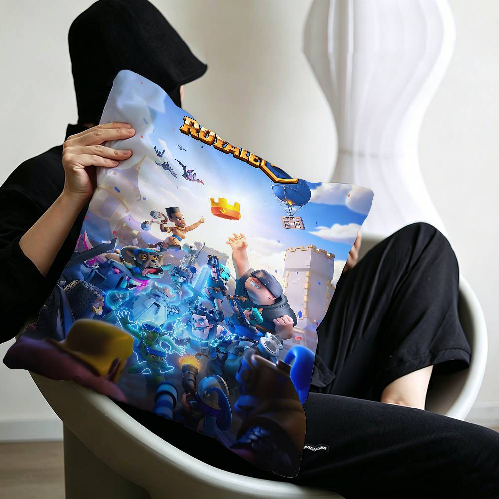 Game CClash Royale Cushion Cover Pillow Cover Decor Pillowcase Printed Cushion Case for Couch