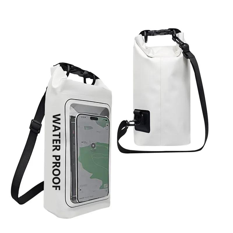 2L Dry Bag Touchscreen PVC Wasserdichte Taschen für Trekking Driften Rafting Surfen Kajak Outdoor Sporttaschen Campingausrüstung