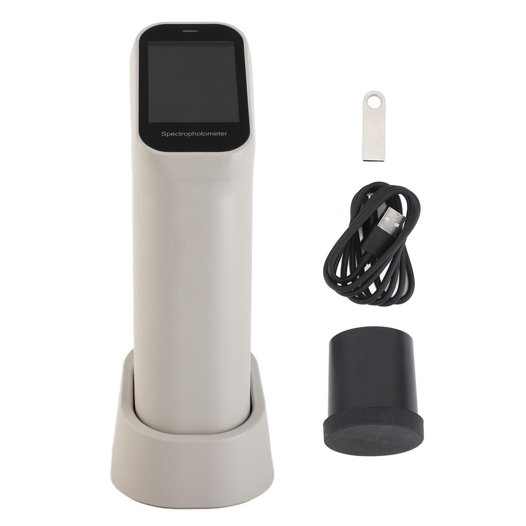 Touch Screen Colorimeter 6mm Color Difference Tester Portable Color Analyzer Meter Built in Battery
