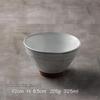 Retro Solid Color Large Ceramic Noodle Bowl - Creative Soup Bowl for Home or Noodle Shop