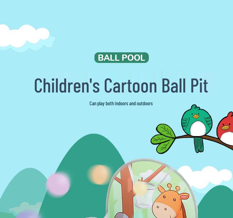 Kinder Binnen/Buiten Ballenbak Tent met Oceaan Ballen