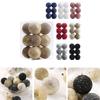 12PCS 8CM Christmas Ornament Sequin Painted Christmas Ball Set