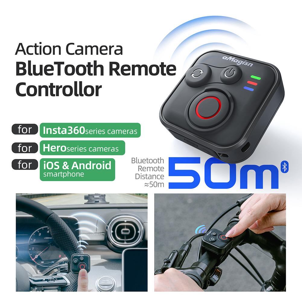 Für eineMagisn Bluetooth-Fernbedienung Für lnsta360 Ace Pro/GoPro/Mobiltelefon Mini Smart Auslöser-Controller Kameras Zubehör