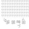 50pcs High Strength Steel Twist Nails Metal Twist Fasteners Not Slip Fixing Home Decoration Hardware For Sofa Carpet