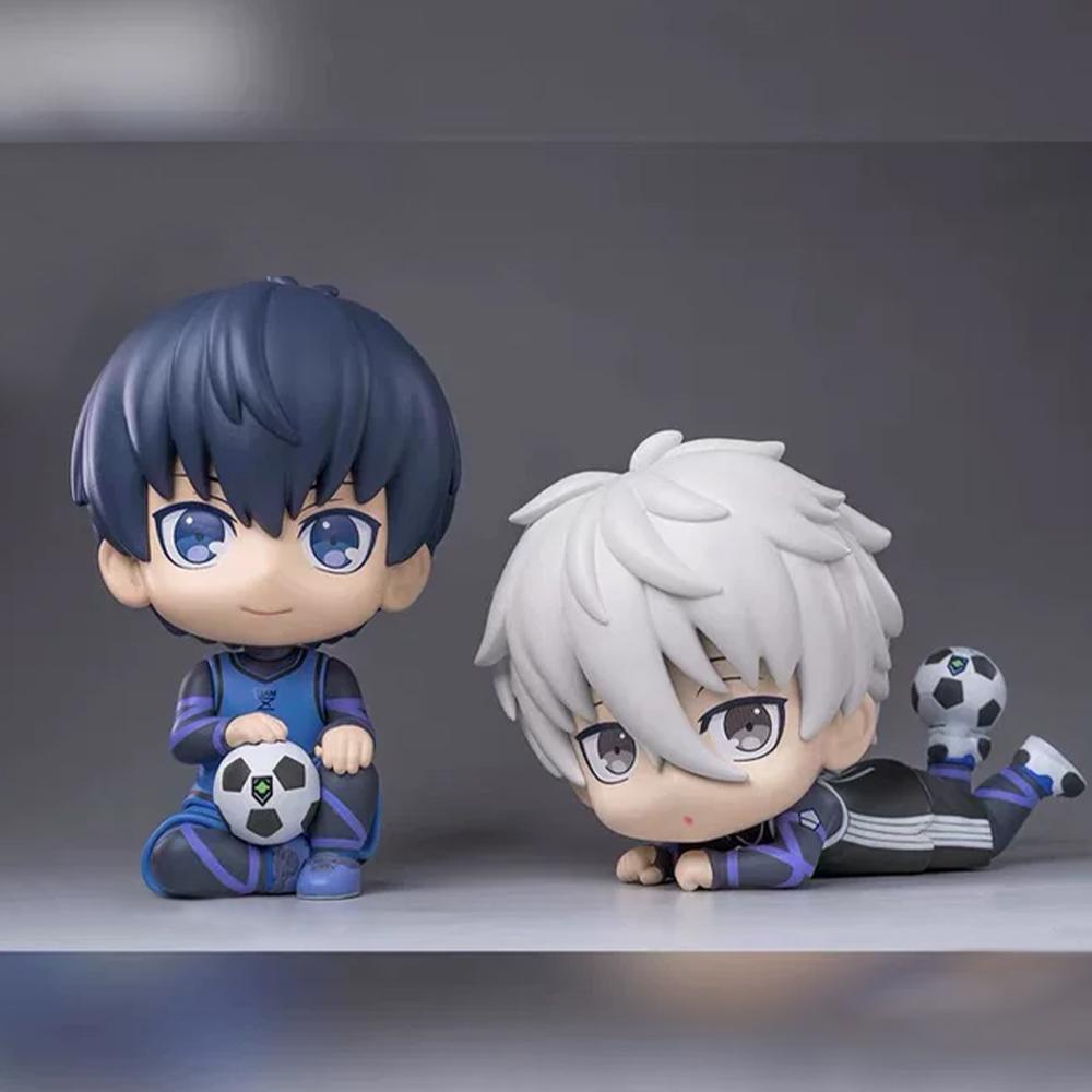 Anime Figure Isagi Yoichi Nagi Seishiro Figures Cute Edition Collection Model Figurine Doll Toy Collect Gift Q pvc Kid Friendly Entertaining Fun Play
