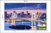 Photomural Rainbow Bridge In Tokyo  Structural Vinyl 180x120