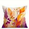 Abstract Floral Pattern Double-sided Printed pillow cover Short plush Suitable living rooms bedrooms sofas throw cushion cover