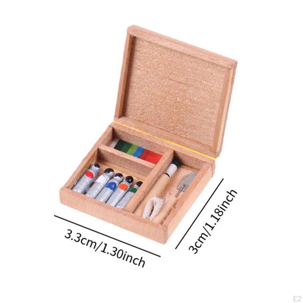 Miniaturowe Akcesoria do Domku dla Lalek Drewniane Meble Balkon Patio Artykuły do Domku dla Lalek Zabawka