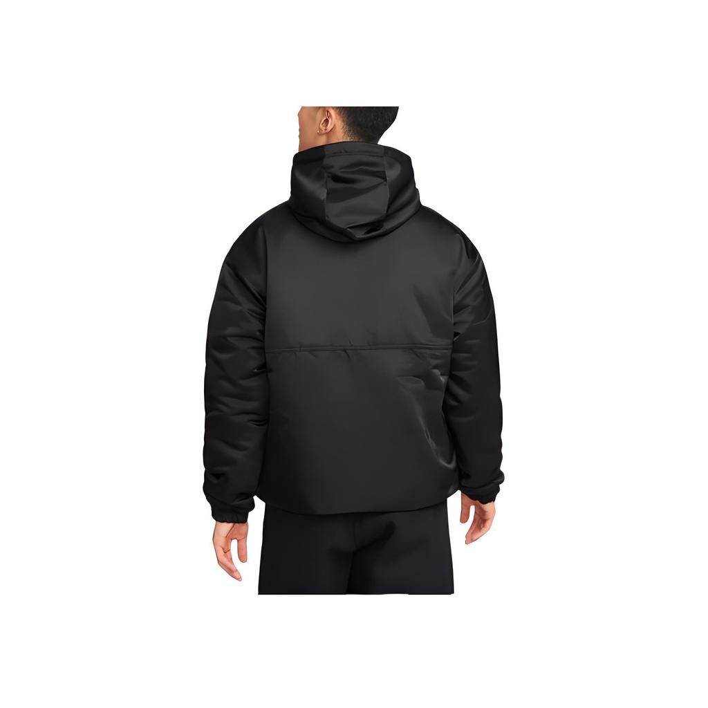 Nike Logo Hooded Pullover Casual Long Sleeve Jacket Men jackets Black DR0840-010