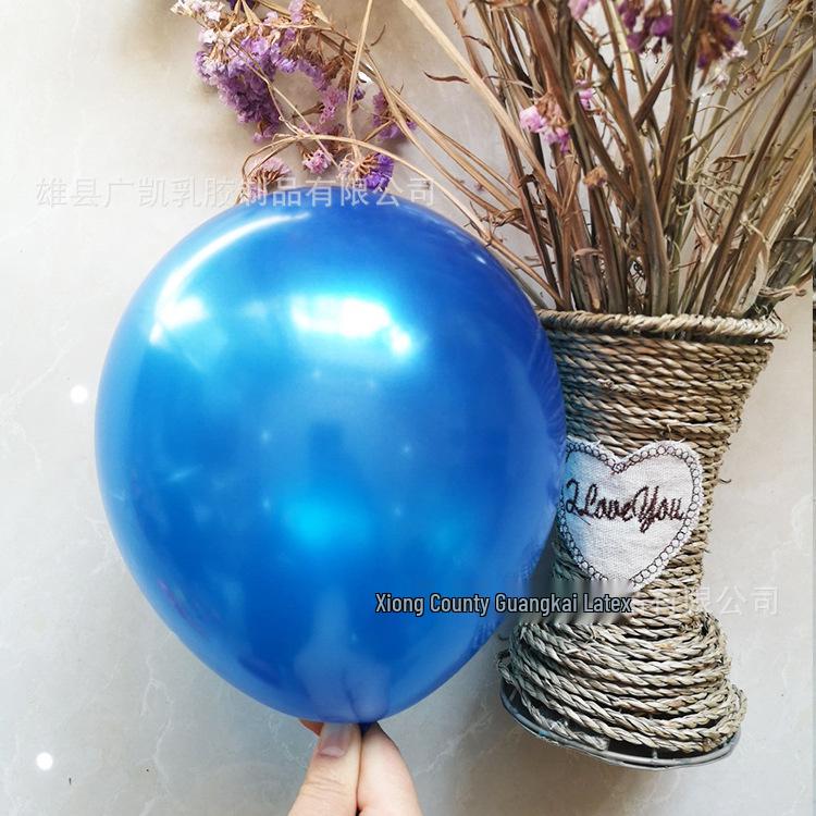 Pearlescent 10-Inch Thickened Balloons - 150g Round Wedding & Event Decoration