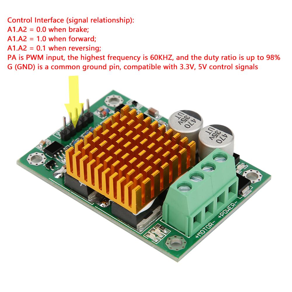 30A DC Motor Drive Module High Power Precise H Bridge Motor Driver Board