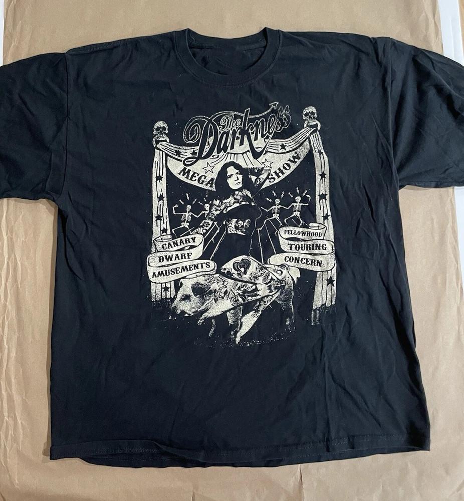 Vtg The Darkness Band Tour Concert Heavy Cotton Black T Shirt S-5XL TR556 Unisex T-Shirt S