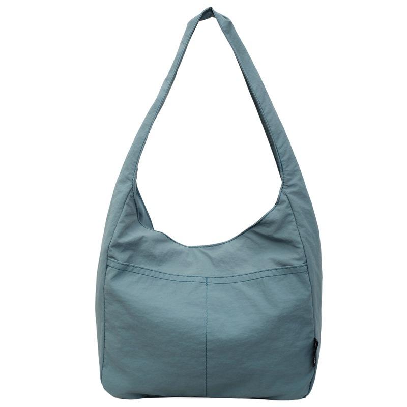 Large capacity shoulder bag literary and artistic fan simple student class bag lazy style versatile canvas bag new messenger bag women