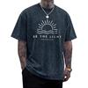 Christian Be The Light Shirts for Men Jesus God Faith Religious Bible Verse T Shirt Oversized Acid Wash Graphic Tees