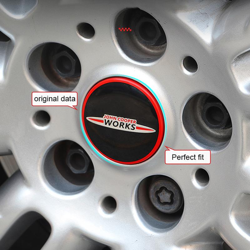 4 szt. 54MM 56MM Nakładka na środek piasty koła samochodowego Pokrywa felgi Do MINI Cooper S JCW R55 R56 R57 R60 R61 F54 F55 F56 F57 F60 Akcesoria samochodowe