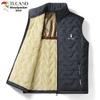 Woodpecker Herren-Weste mit Fleece-Futter und Stehkragen - Herbst/Winter 2025, Unifarben, für mittleres und älteres Alter.