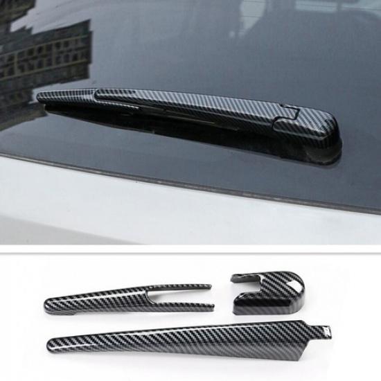 For 2023 Honda CR-V CRV ABS Carbon Fiber Car Rear Window Wiper Cover Trim Strips