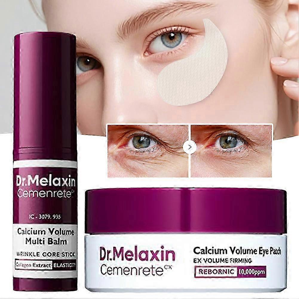 Calcium Volume Multi Balm with Eyes Patch Anti Aging Skin Care Kit Deep Hydration for All Skin Types Daily Use New Arrival