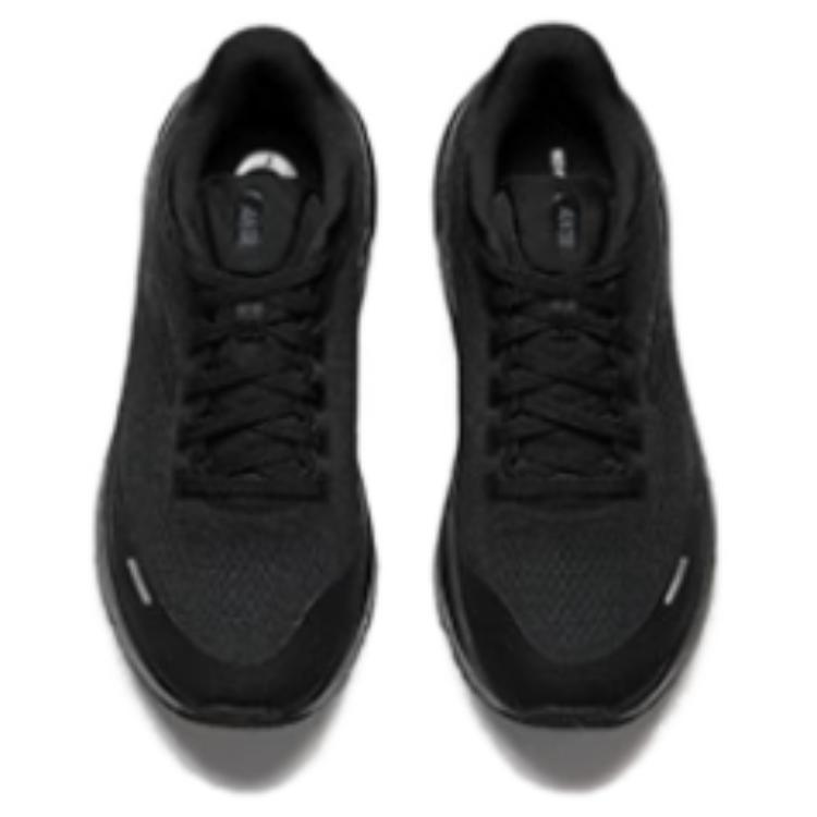 New Anta Cushioned Wear Resistant Breathable Low Top Sprint Running Shoes Men's Basic Black 112525546-7