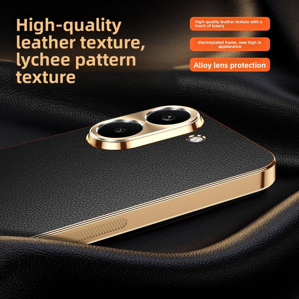For Xiaomi POCO X8 Pro Max Case Luxury PU Leather Skin Plating Lens Protective Back Cover Case For POCO X8Pro Max Phone Shell