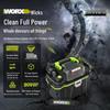Worx 20V Brushless Wet/Dry Vacuum Cleaner CN plug (adapter included)