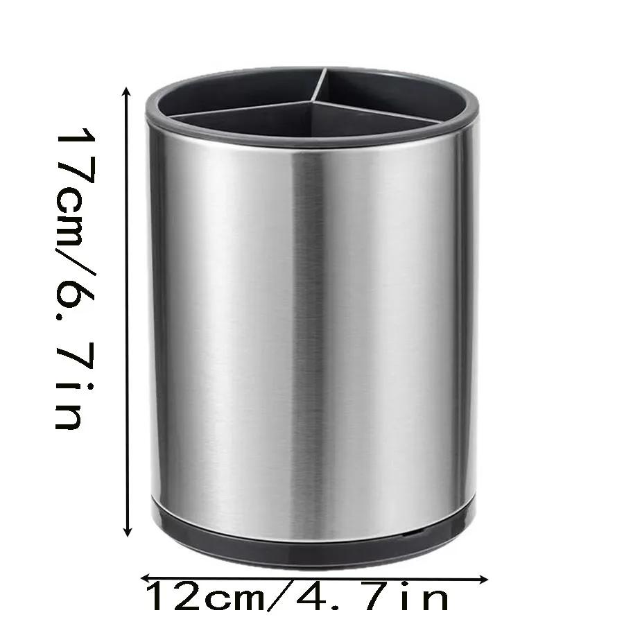 Stainless Steel Cutlery Holder Household Tableware Drainboard Spoon Storage Kitchen Organizer Drainer Dish Drying Rack Wok ring