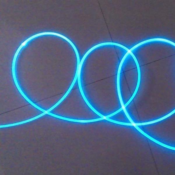 Side Glow Optic Fiber Cable Excellent Toughness with Durable Material Suitable for Lighting Decoration