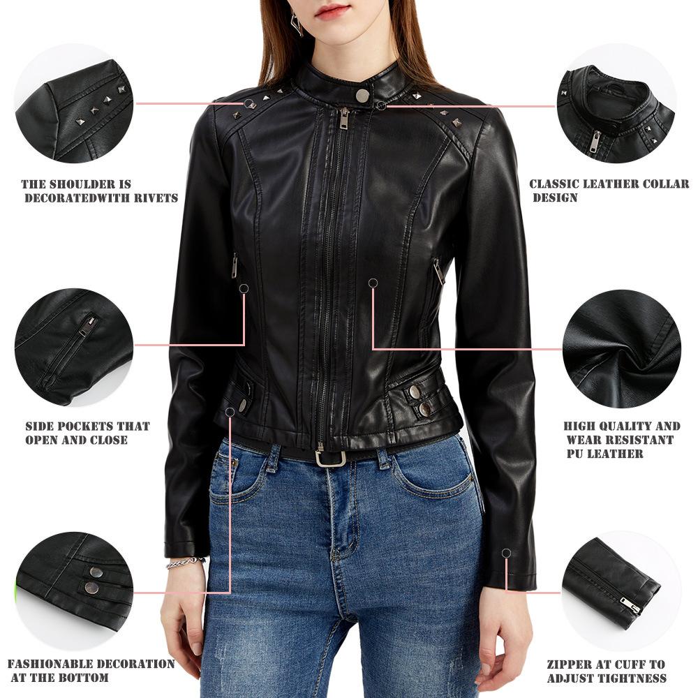 YYFS Chemisier et chemises à manches longues et col montant pour femme, veste décontractée, couleur unie, imprimé, mode printemps-automne, S-4XL