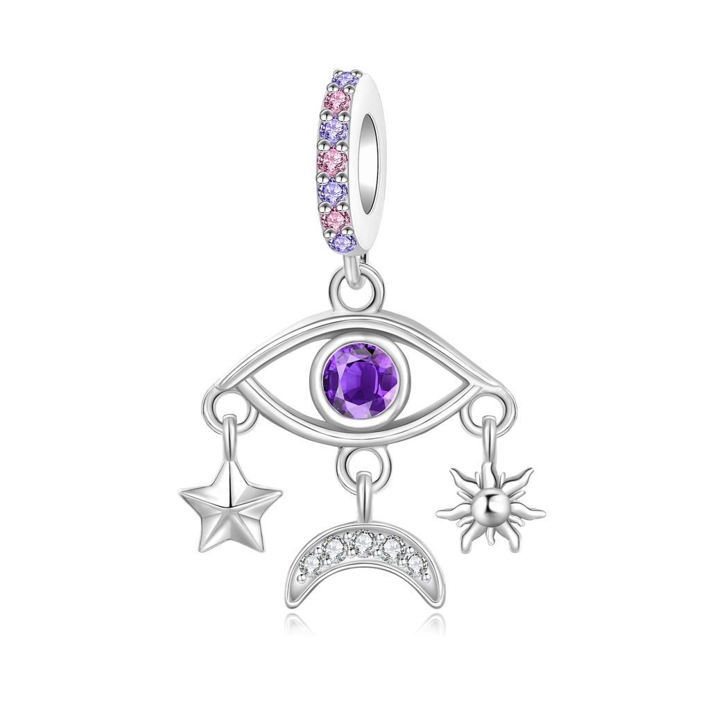 New 112 Months Birthday Zircon Pendant Charm Bead Charms Compatible With Authentic Bracelets Copper Charm Bead Charms Necklaces Female Jewellery