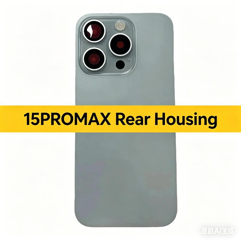 

Higt Quality 2 in 1 Back Glass Replacement For iPhone 15 Pro Max Rear with Waterproof Seal,magnet,Tools 15PM Blue 2 in 1