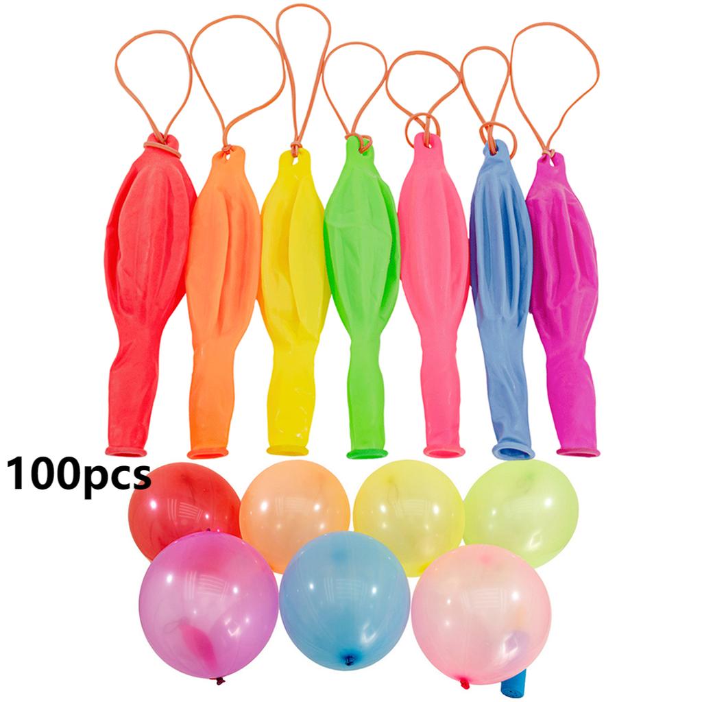 50pcs Colorful Punch Balloons Eco-friendly Latex Thicken Multiple Play Methods Coordination Ability Training for Party decor