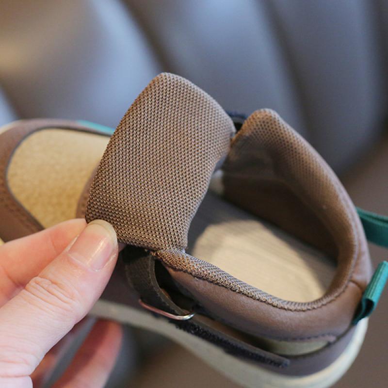 Kids Sneakers New Boys Girls' Casual Shoes High-top Small Children's Board Shoes Soft Soles Baby Shoes