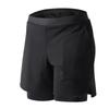 MCNSPORTS Men'S Basic 4-Part Two-In-One Leggings Shorts