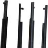4 Pezzi Guarnizione in Gomma Nera per Finestrino Per RAV4 2009-2012 Guarnizione Paraspruzzi Sostituzione Vetro Porta Laterale Striscia Impermeabile 75720-0R020