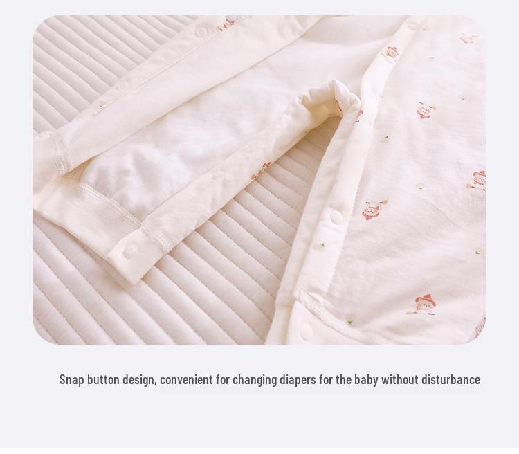 Baby Quilted Cotton Onesie - 40g, Thin, Warm Pajamas for Autumn/Winter