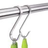 5/10/20pcs 304 Stainless Steel S Shaped Metal Hanging Hooks for Hanging, Metal Kitchen Pot Pan Hanger Storage Rack Closet S Type Hooks