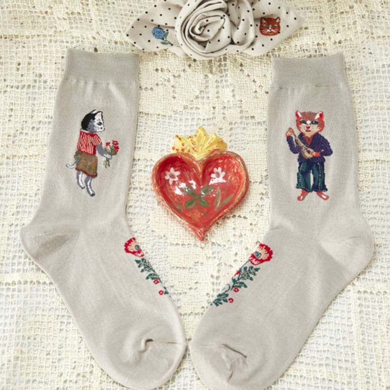 

SOCKS APPEAL NAT silk cat suit M