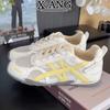 Summer thin mesh breathable leather women's shoes soft sole new casual sports shoes