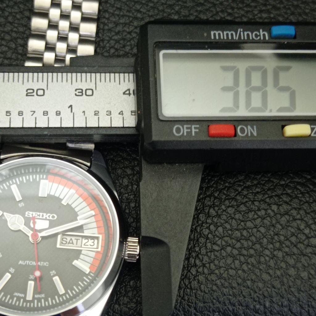 REFURBISHED SEIKO 5 AUTOMATIC 6309A VINTAGE JAPAN MENS BLACK WATCH A440877-4 Sk-a440877
