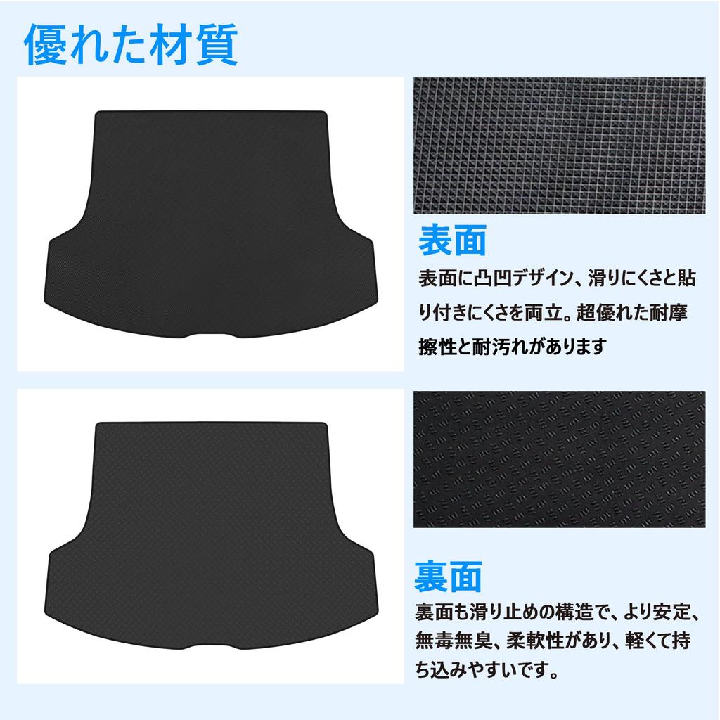Improved Model Manufacturer BLUESEATEC Lexus RX Dedicated Luggage Mat Design Trunk Mat PVC Material Waterproof Interior Protection Cargo Mat 1PCS
