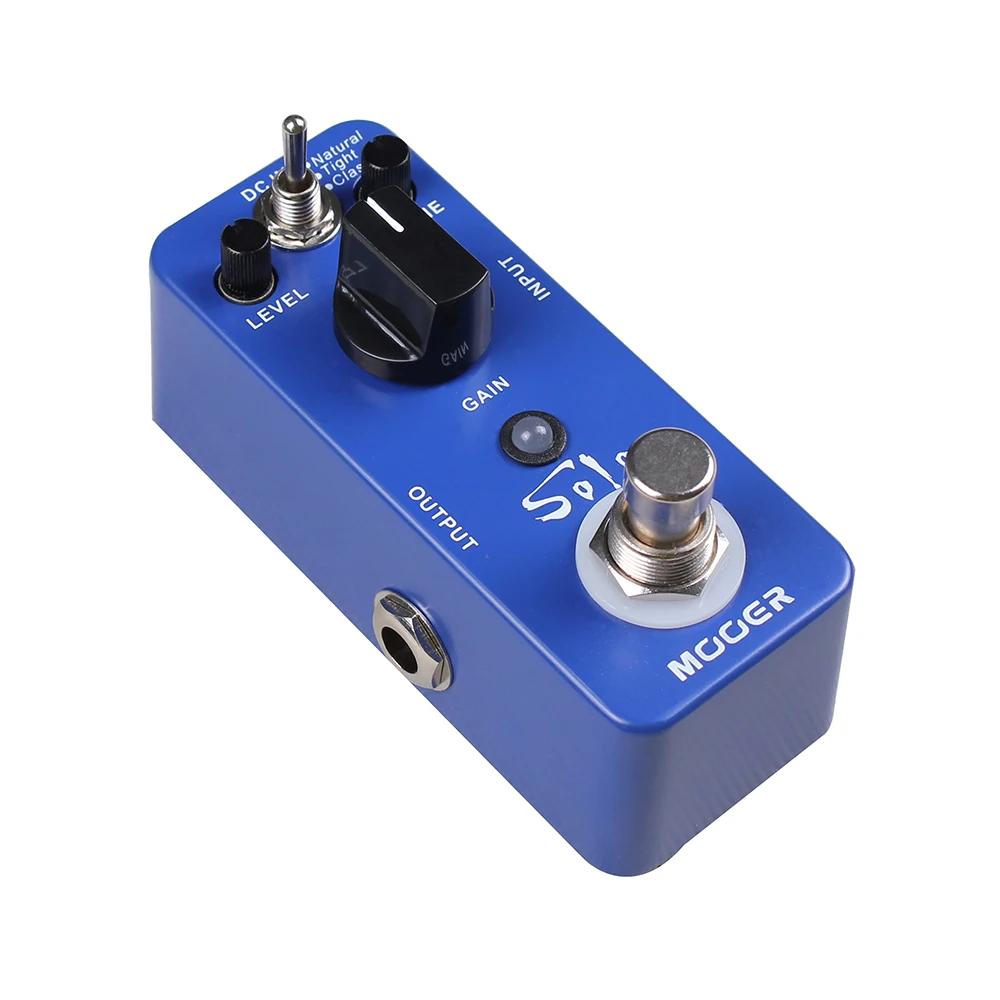 MOOER SOLO Distortion Guitar Pedal High-gain 3 Modes(Natural/Tight/Classic) Effect True Bypass Full Metal Shell Guitar Pedals