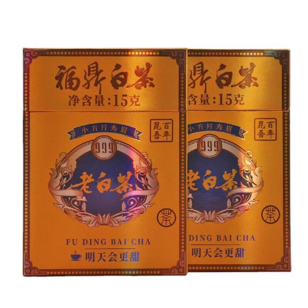 Fuding Shoumei Old White Tea Mini Square Cookie Bag 150g