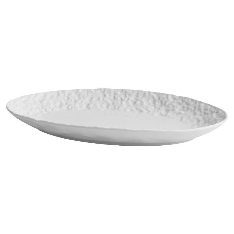 Japanese Style Ceramic Oval Fish Plate Set