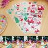 Merry Christmas Xmas Candy Bags Santa Claus Snowman Plastic Baking Packaging Snack Cookies Storage