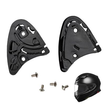 Helmets Visors Shield Gear Base Plate Set for NXR2 X15 Motorbike Helmets Repair Part Visors Base Plate