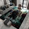3D Printed Harry Potter Classic Fantasy Adventure Movie Theme Rug, Bedroom Living Room Play Mat