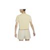 Nike Lab Solid Color Crew Neck Short Sleeve T-Shirt Women Tops Gold DA0324-783
