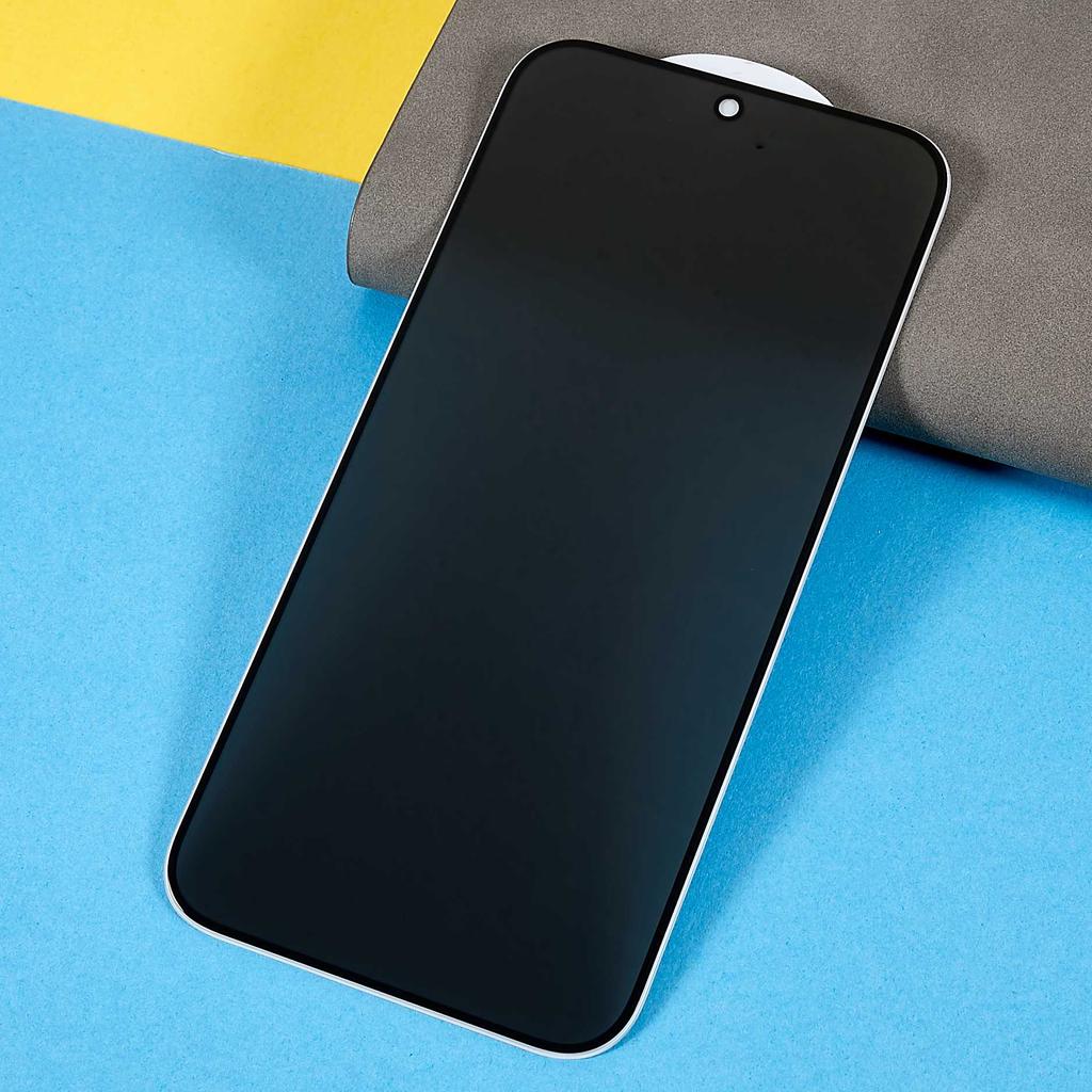 For Infinix Smart 10 Plus Anti-Peep Tempered Glass Full Covering Silk Printing Screen Protector
